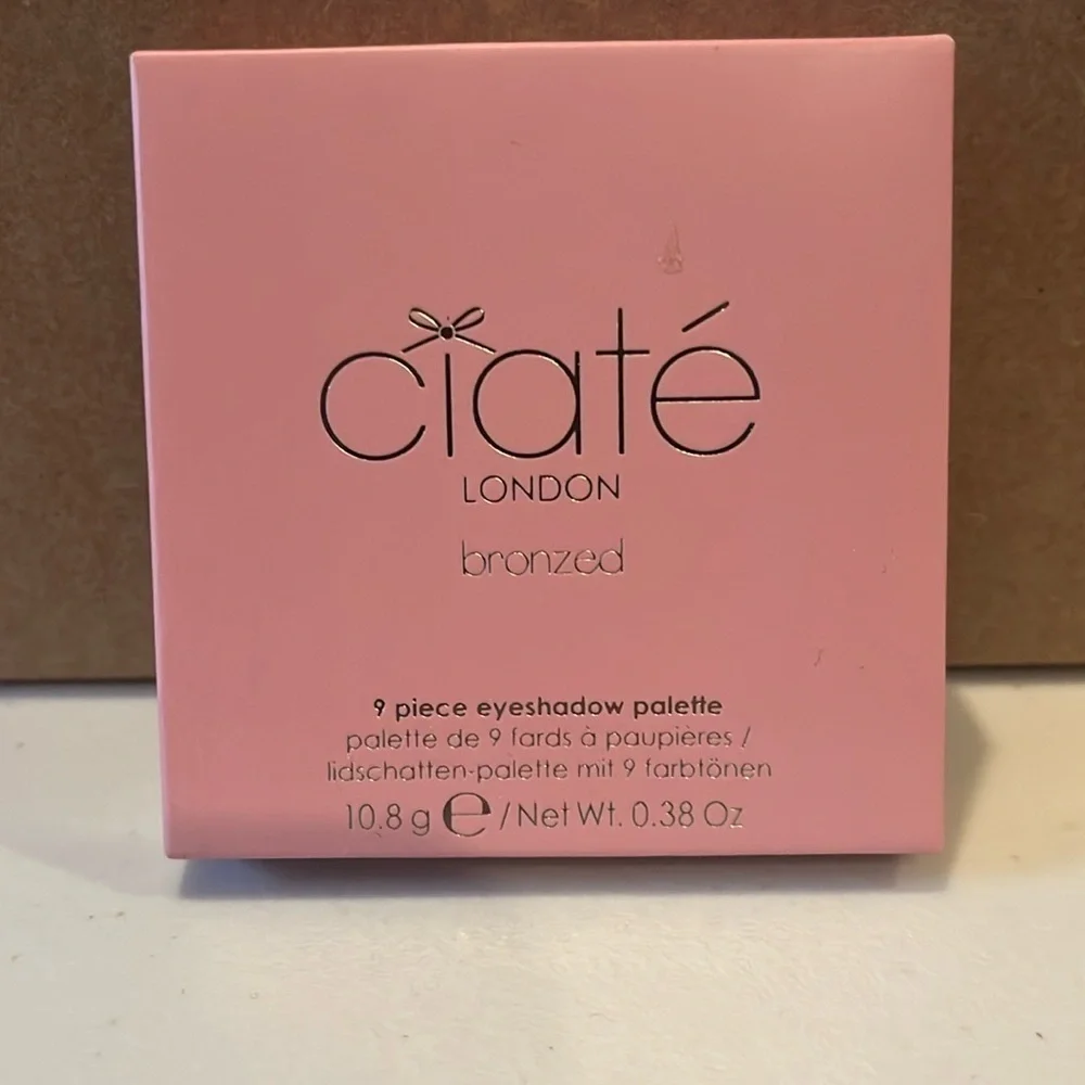 Ciaté London 1 Bronzed - Eyeshadow Palette. 9 shades.